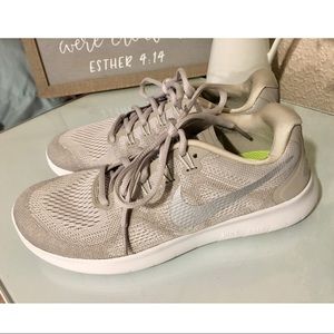 Nike Women’s Free Runs - Beige - Size 7.5